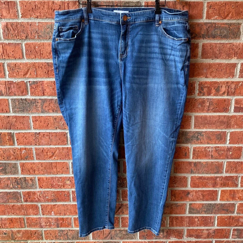 Lane Bryant Size 20 Flex Magic Waistband Signature Fit Boyfriend Denim J…